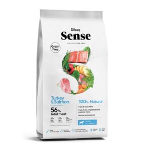 Dibaq Sense Grain Free Salmón y Pavo pienso para cachorros 12kg