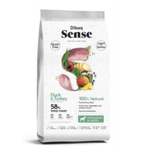 Dibaq Senior Sense Free Light Pato y Pavo pienso para perros 12kg