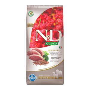 Farmina ND DOG Quinoa Adult Medium Maxi esterilizado con pato 12kg