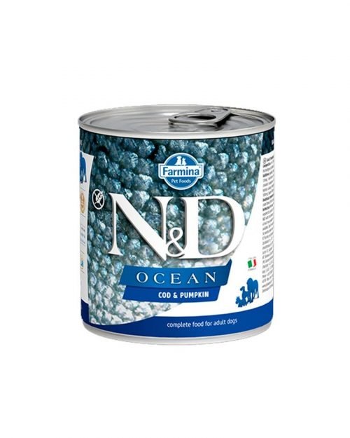 Farmina ND Grain Free DOG Ocean Pumpkin con bacalao comida húmeda