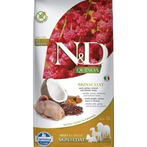 Farmina Quinoa Skin Coat con codorniz 7 kg