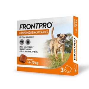 Frontpro Comprimidos Masticables Antiparasitario para perros 4-10kg