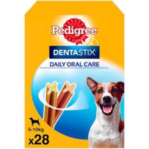 56 barritas Pedigree Dentastix Snacks Dentales para perros pequeños
